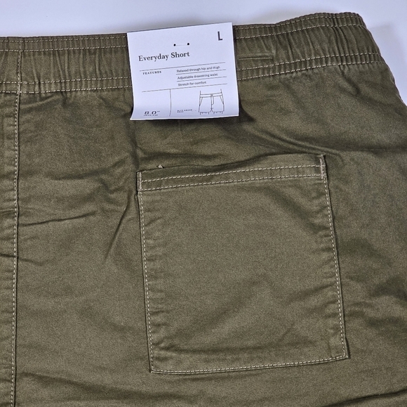 Goodfellow Men's Everyday Short Green Size Large - Picture 6 of 7